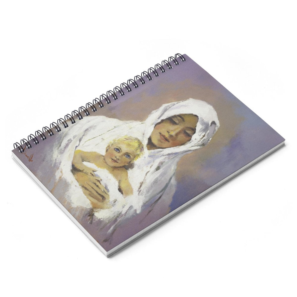 Madonna and Child Spiral Notebook