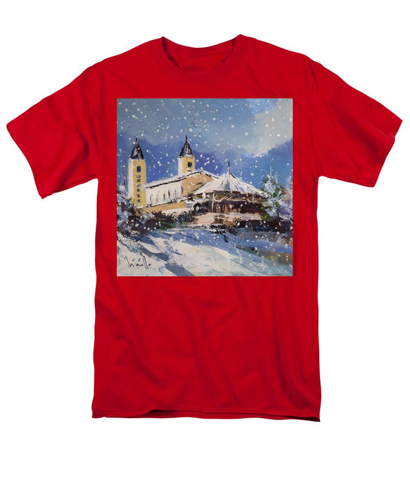 Snowy Medjugorje - Men's T-Shirt