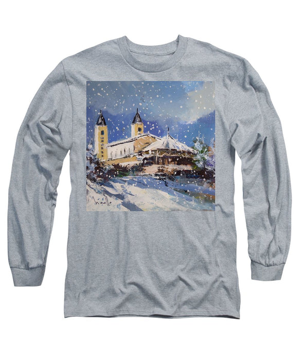 Snowy Medjugorje - Long Sleeve T-Shirt
