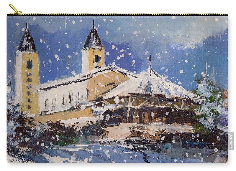 Snowy Medjugorje - Carry-All Pouch