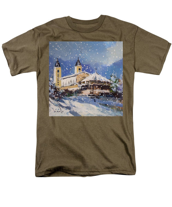 Snowy Medjugorje - Men's T-Shirt