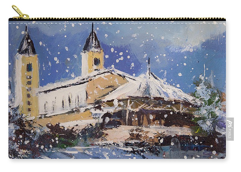 Snowy Medjugorje - Carry-All Pouch